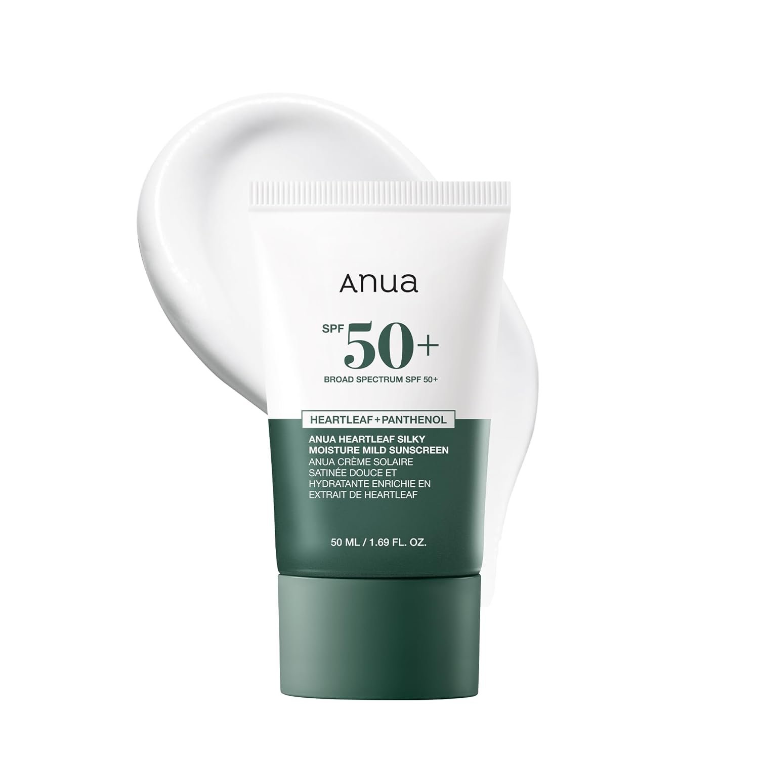 Anua Heartleaf Silky Moisture Sun Cream SPF50 50ml