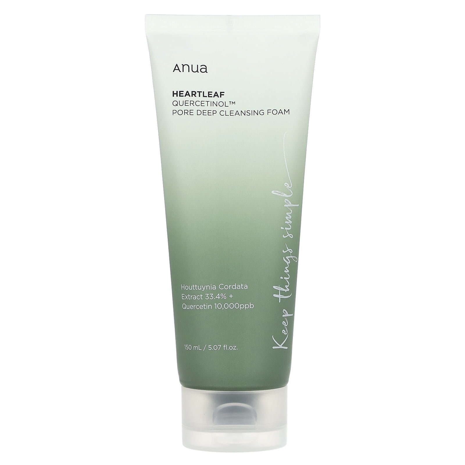 Anua Heartleaf Quercetinol Pore Deep Cleansing Foam 150ml