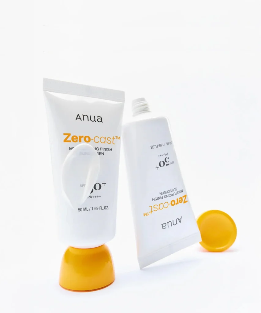 Anua Zero Cast Moisturizing Finish Sunscreen SPF50+ PA++++ 50ml