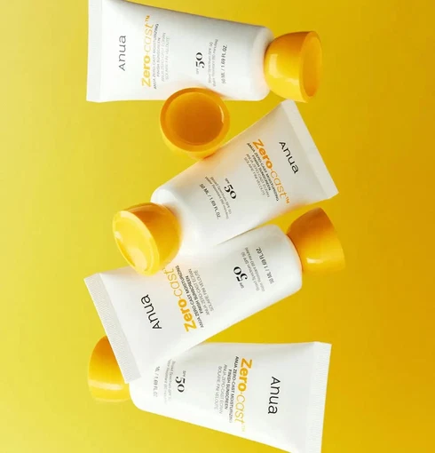 Anua Zero Cast Moisturizing Finish Sunscreen SPF50+ PA++++ 50ml