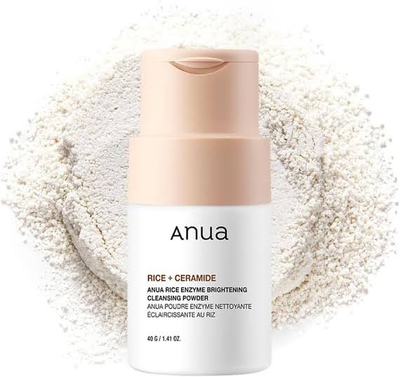 Anua Rice + Ceramide Enzyme Brightening Cleansing Powder 40g