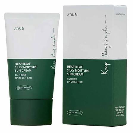Anua Heartleaf Silky Moisture Sun Cream SPF50 50ml