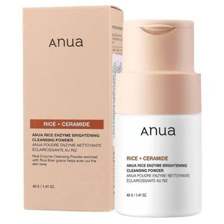 Anua Rice + Ceramide Enzyme Brightening Cleansing Powder 40g
